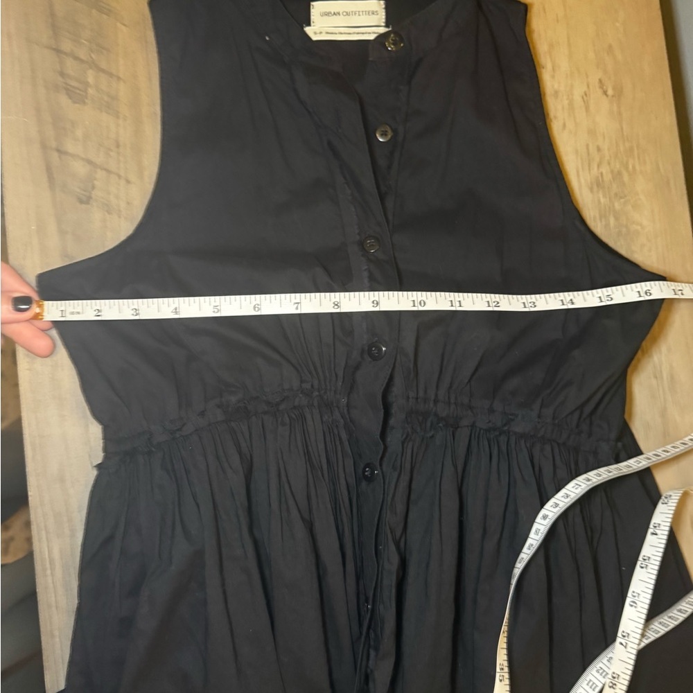 Urban Outfitters Black Button-Up Mini Dress - Picture 4 of 10
